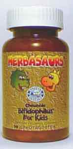 БАД   Bifidophilus Chewable for Kids - Bifidosaurs Бифидофилус чуэбл Бифидозаврики  - жевательные таблетки с бифидо и лактобактериями для детей)